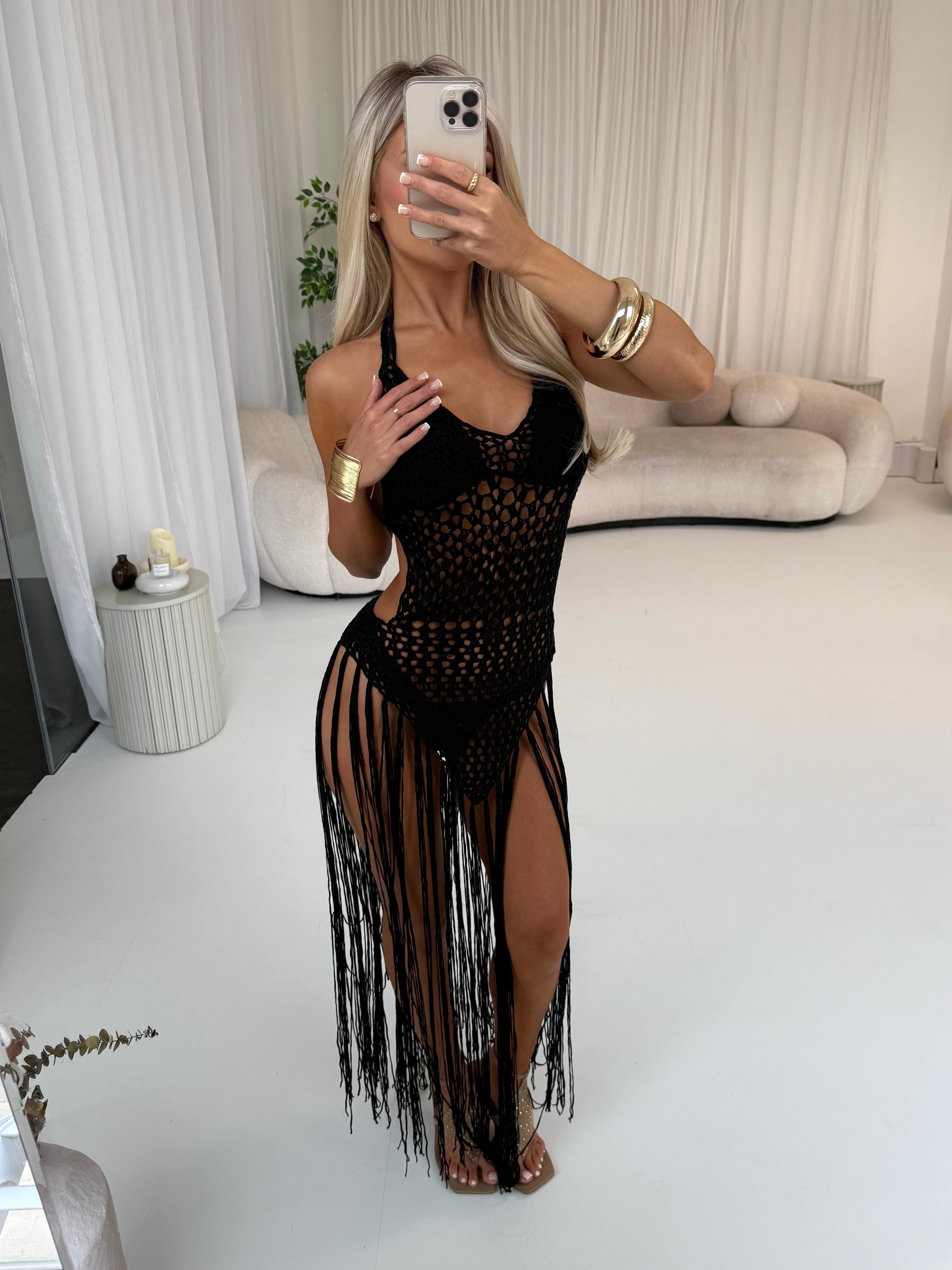SOLEIL DRESS - BLACK